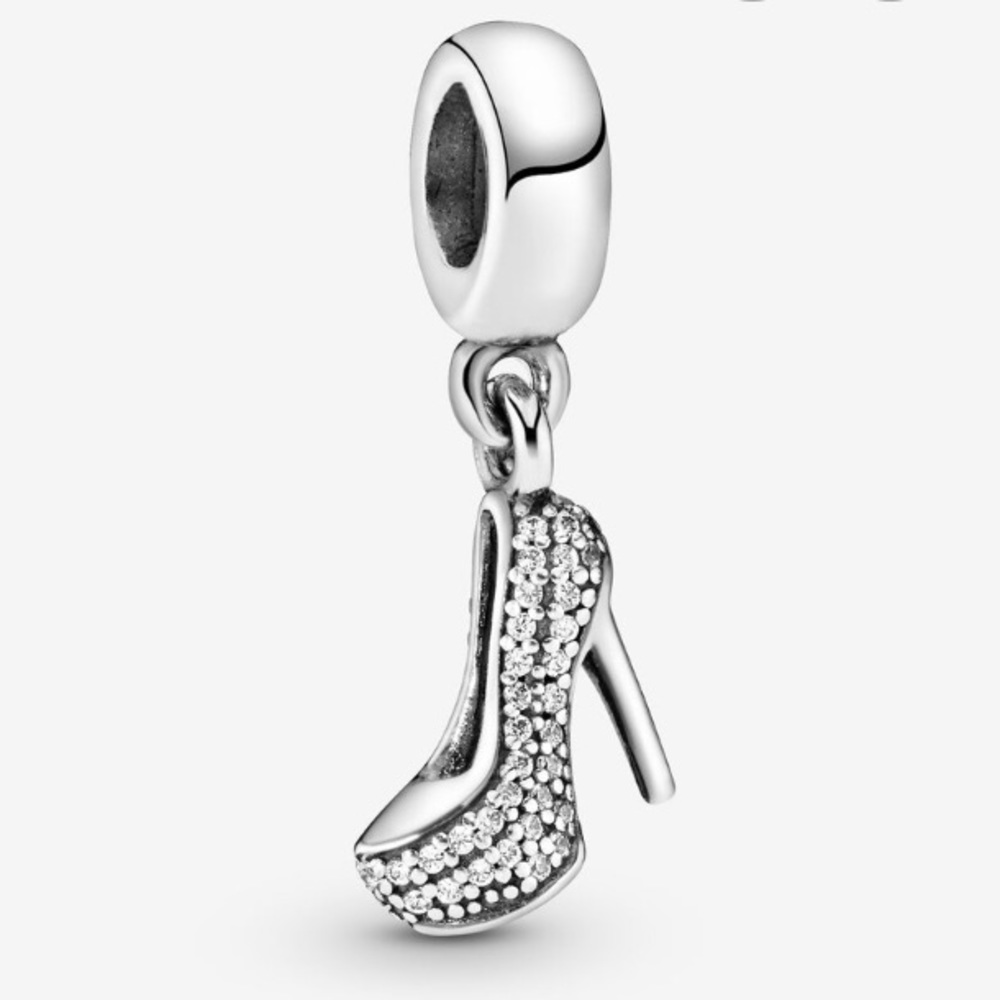 Pandora sparkling stiletto dangle charm